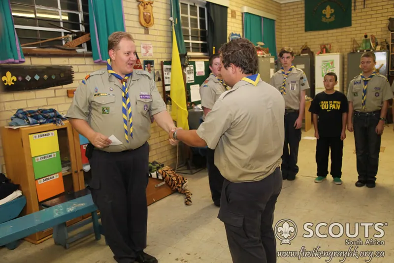 Tyron's Sprinkbok Scout Presentation, photo 2