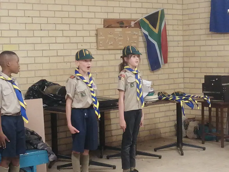 Cub investitures, photo 2