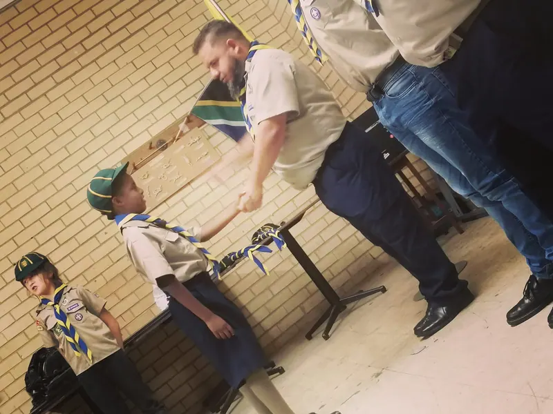 Cub investitures, photo 5