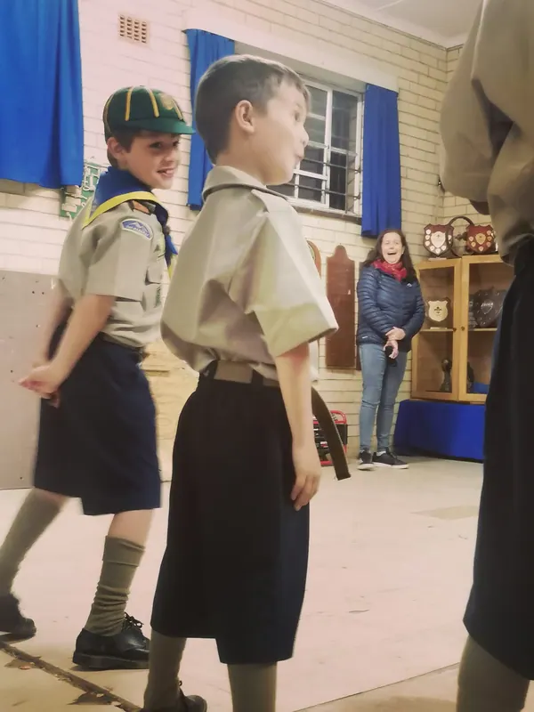Cub investitures, photo 11