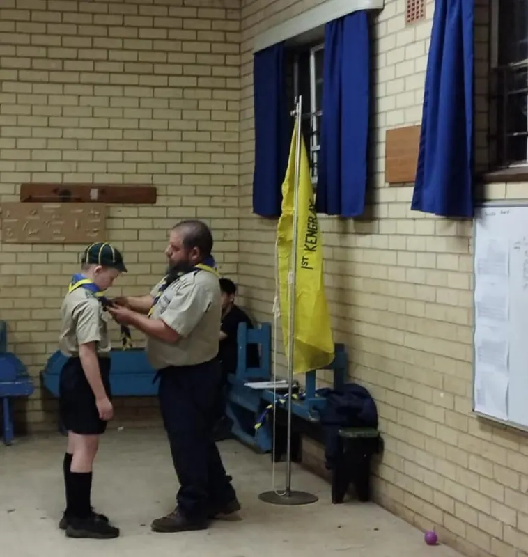 Joseph and Lucas join the cub pack, photo 2