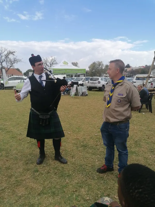 Our scouts build a suspension bridge for the Jeppe Highland Gathering, photo 19