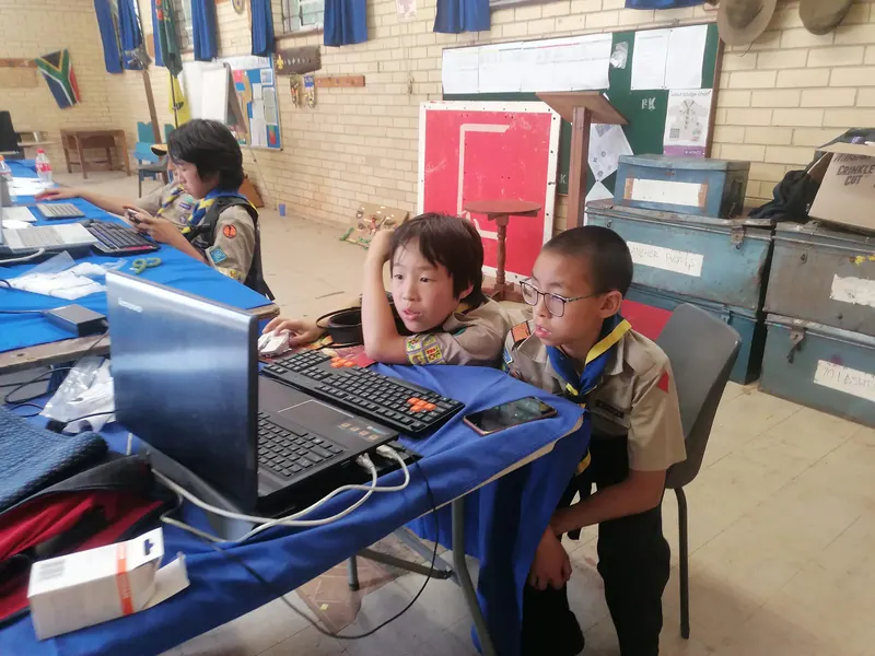 The Tech Camp badge designed by our scouts, photo 3