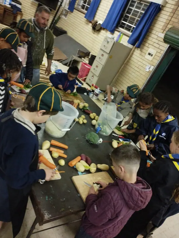 Cubs make soup for Kencare, photo 11