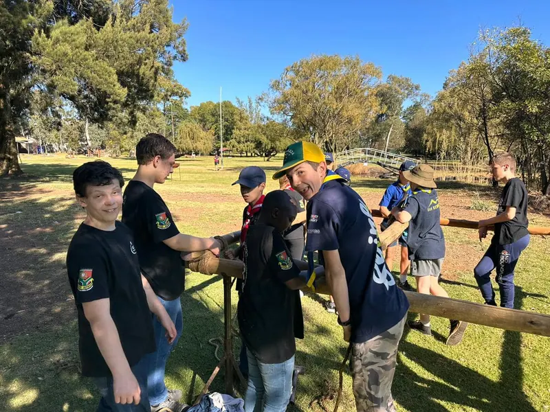 Raft building day with 1st Sao Jorge, photo 8